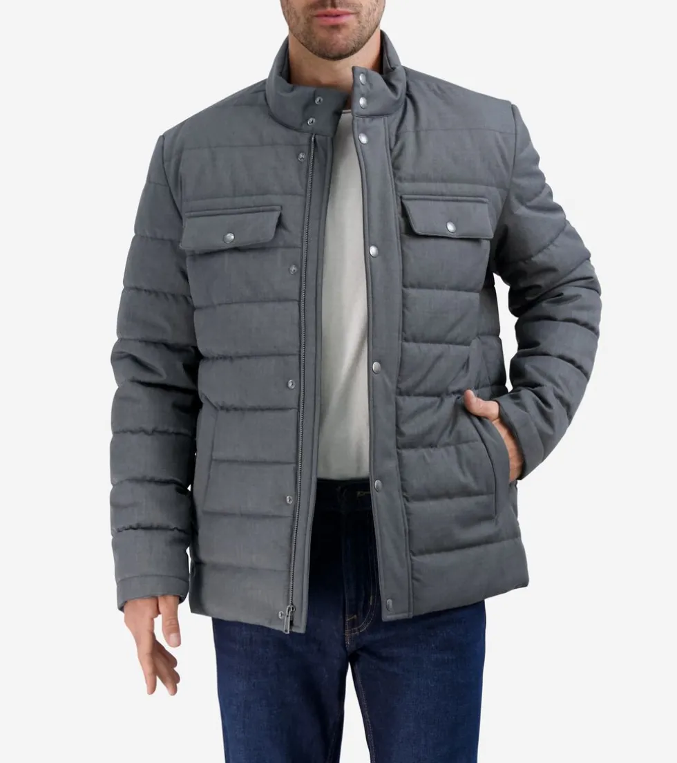 Cole Haan Rain Jackets | Outerwear*Men's Quilted Rain Jacket LightGrey