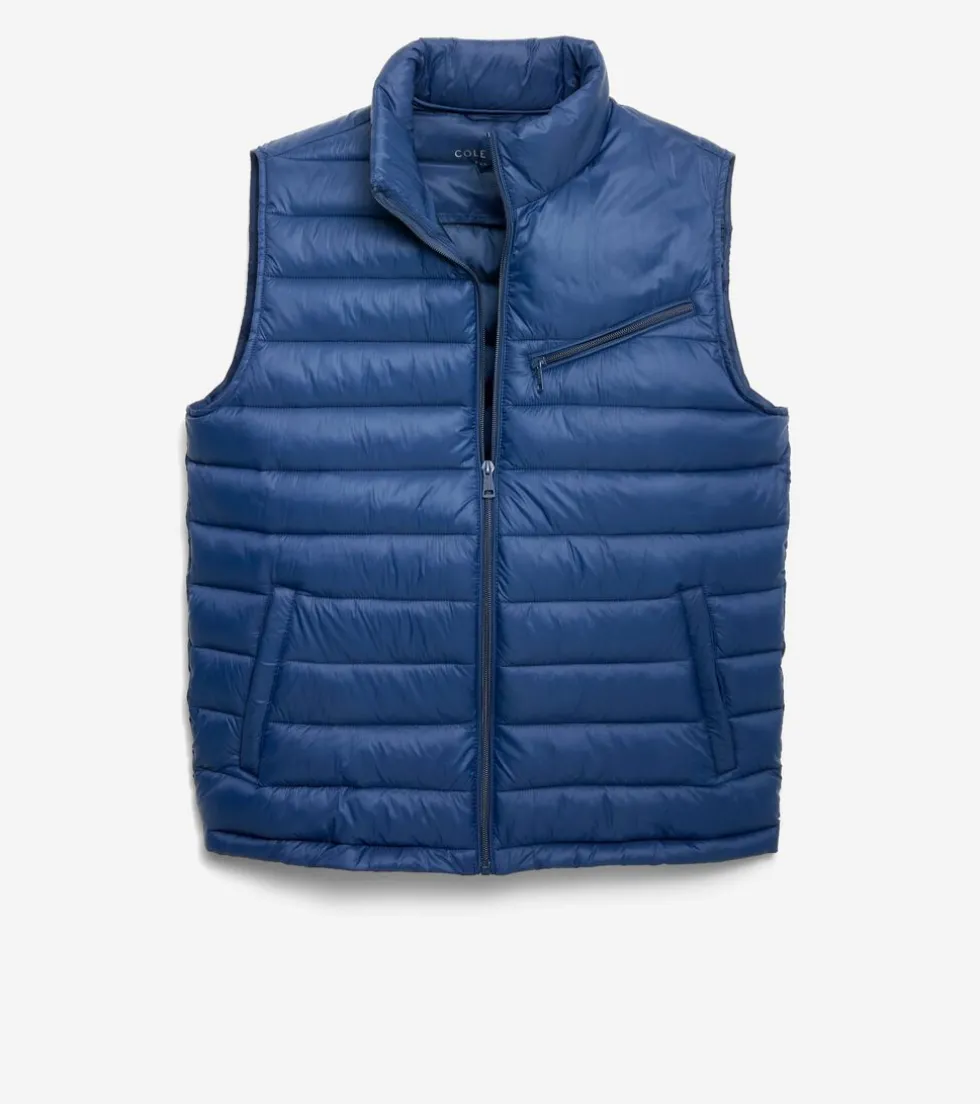 Cole Haan Vests | Outerwear*Men's Quilted Vest Navy