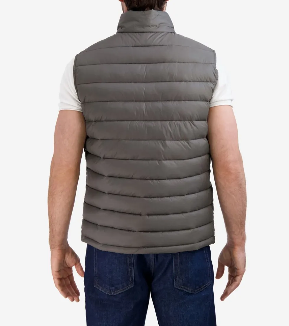 Cole Haan Vests | Outerwear*Men's Quilted Vest Charcoal