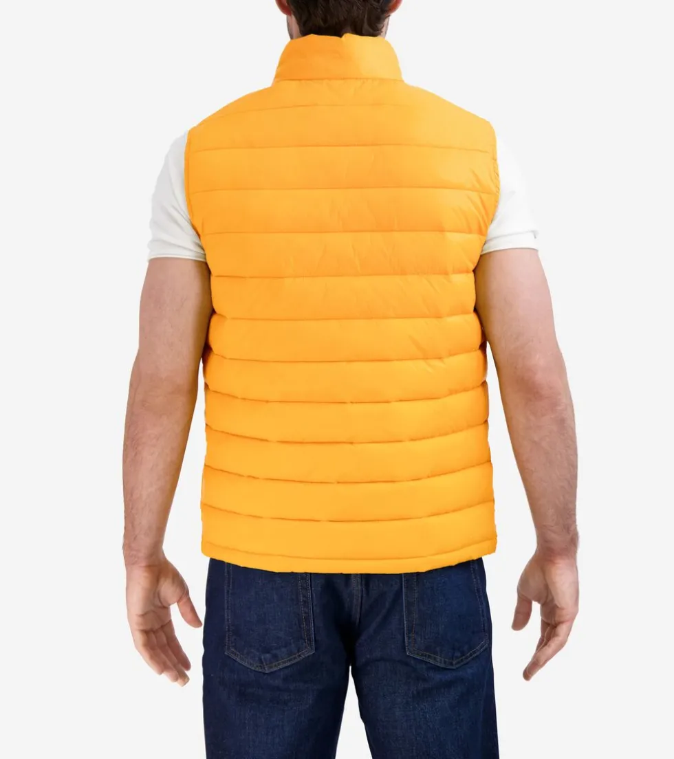 Cole Haan Vests | Outerwear*Men's Quilted Vest Yellow