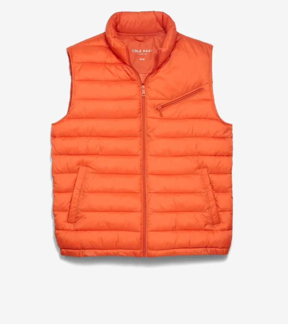 Cole Haan Vests | Outerwear*Men's Quilted Vest BurntOrange