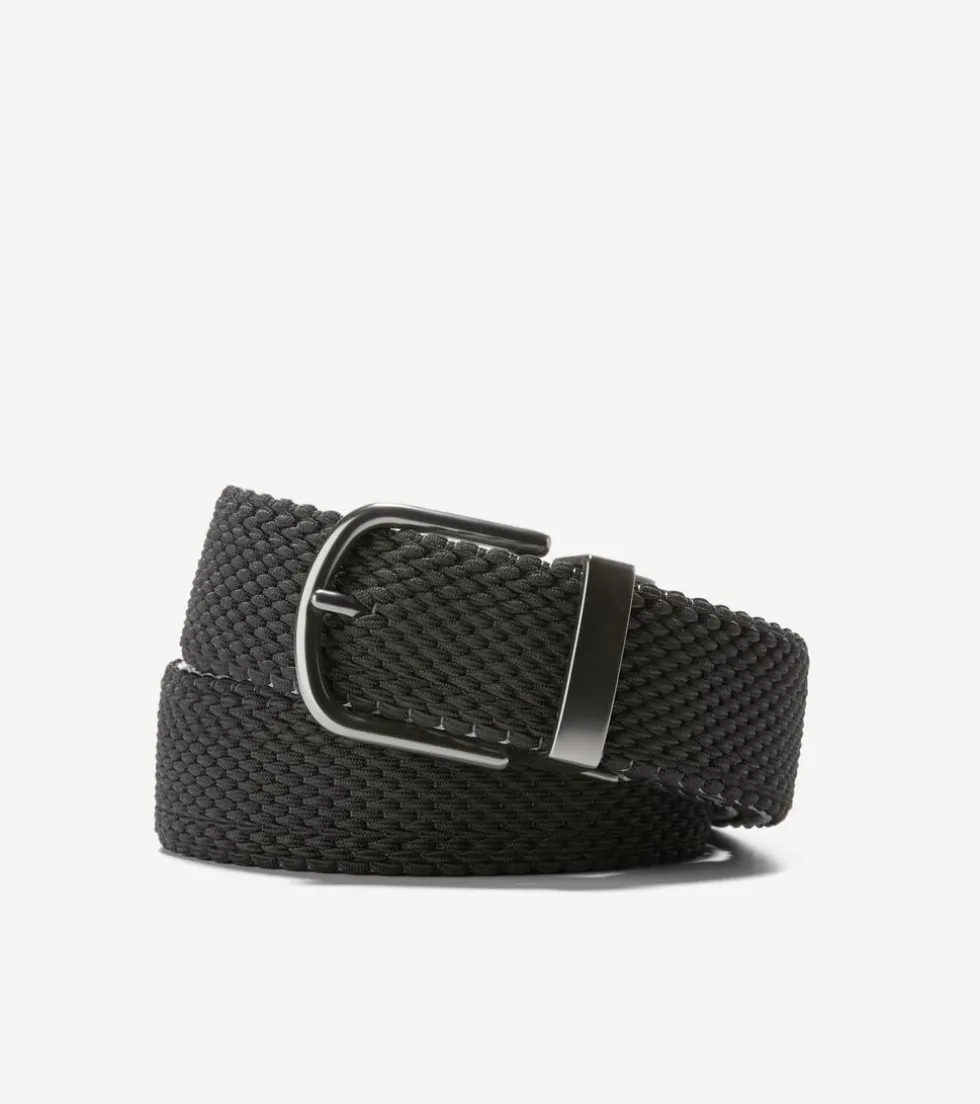 Cole Haan Belts*Men's Reversible Stretch Belt Black-Gray