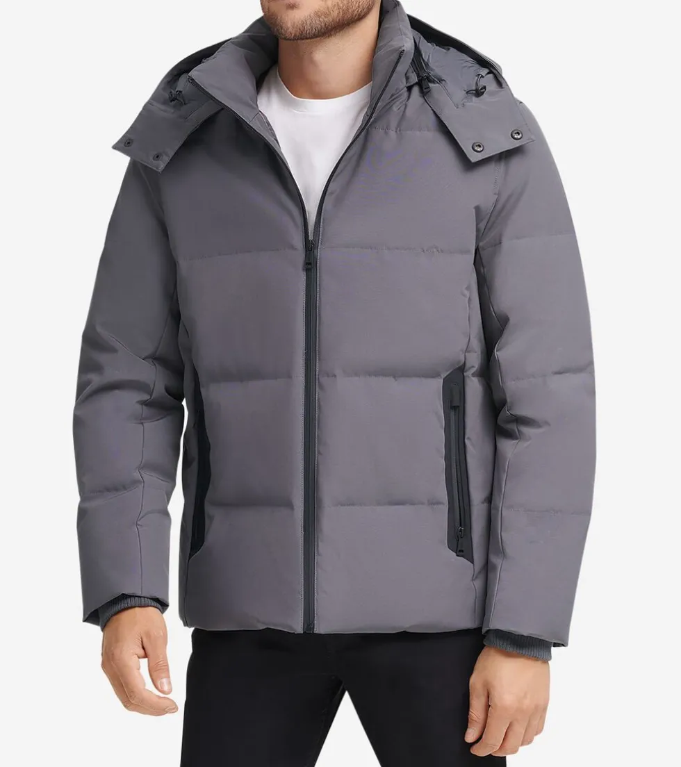 Cole Haan Puffer Jackets | Outerwear*Men's Short Tech Puffer Coat Charcoal