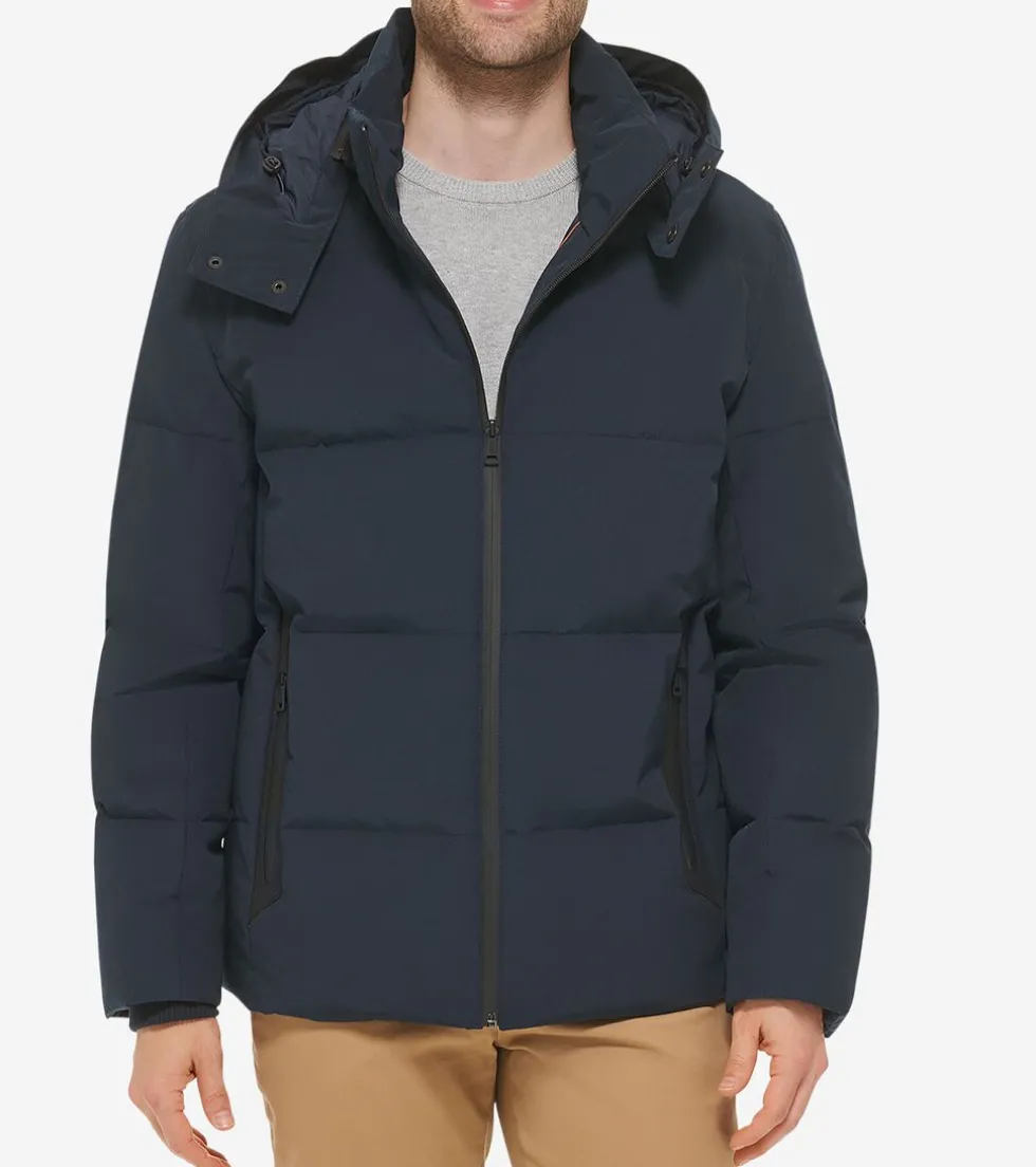 Cole Haan Puffer Jackets | Outerwear*Men's Short Tech Puffer Coat Navy