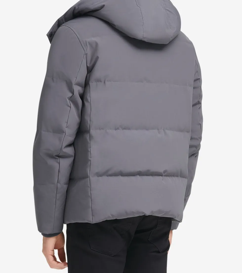 Cole Haan Puffer Jackets | Outerwear*Men's Short Tech Puffer Coat Charcoal