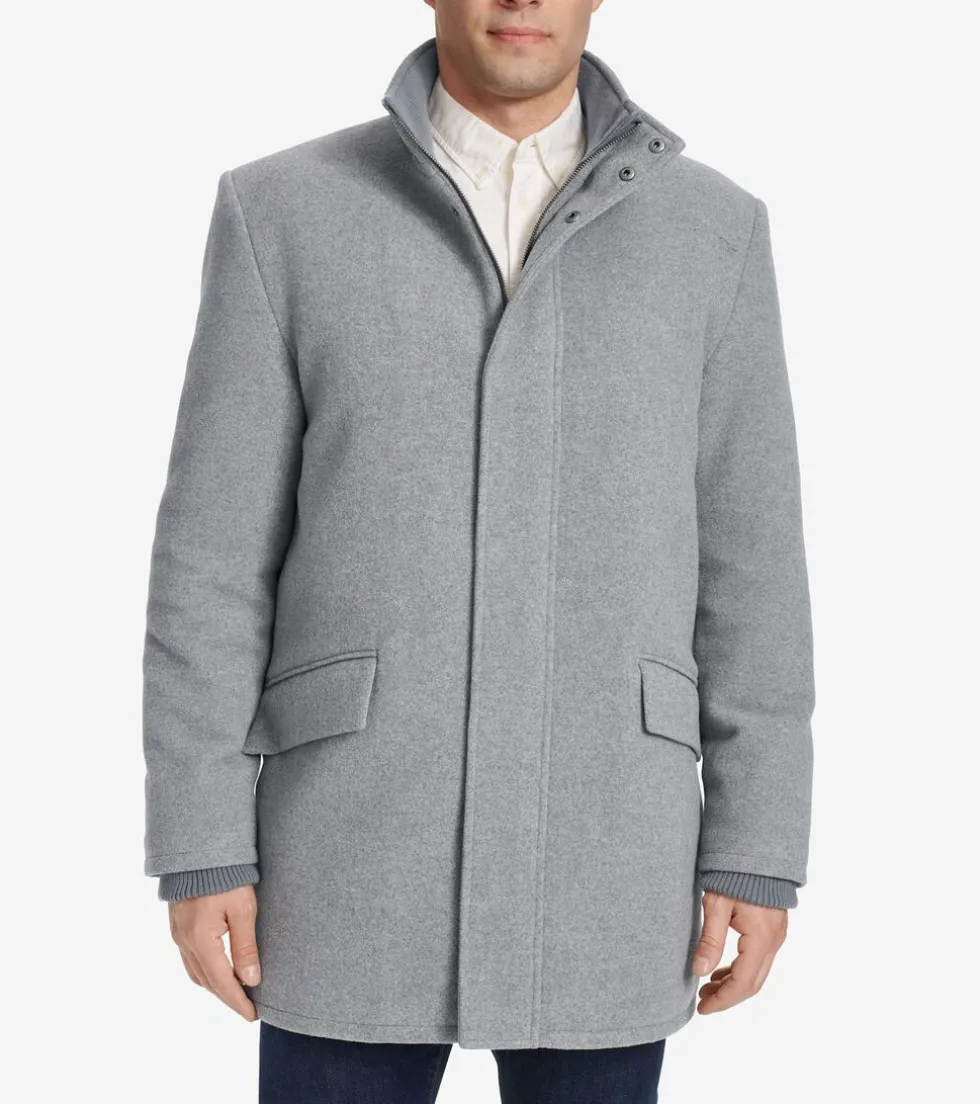 Cole Haan Wool Coats | Car Coats & Blazers*Men's Stand Collar Car Coat LightGrey