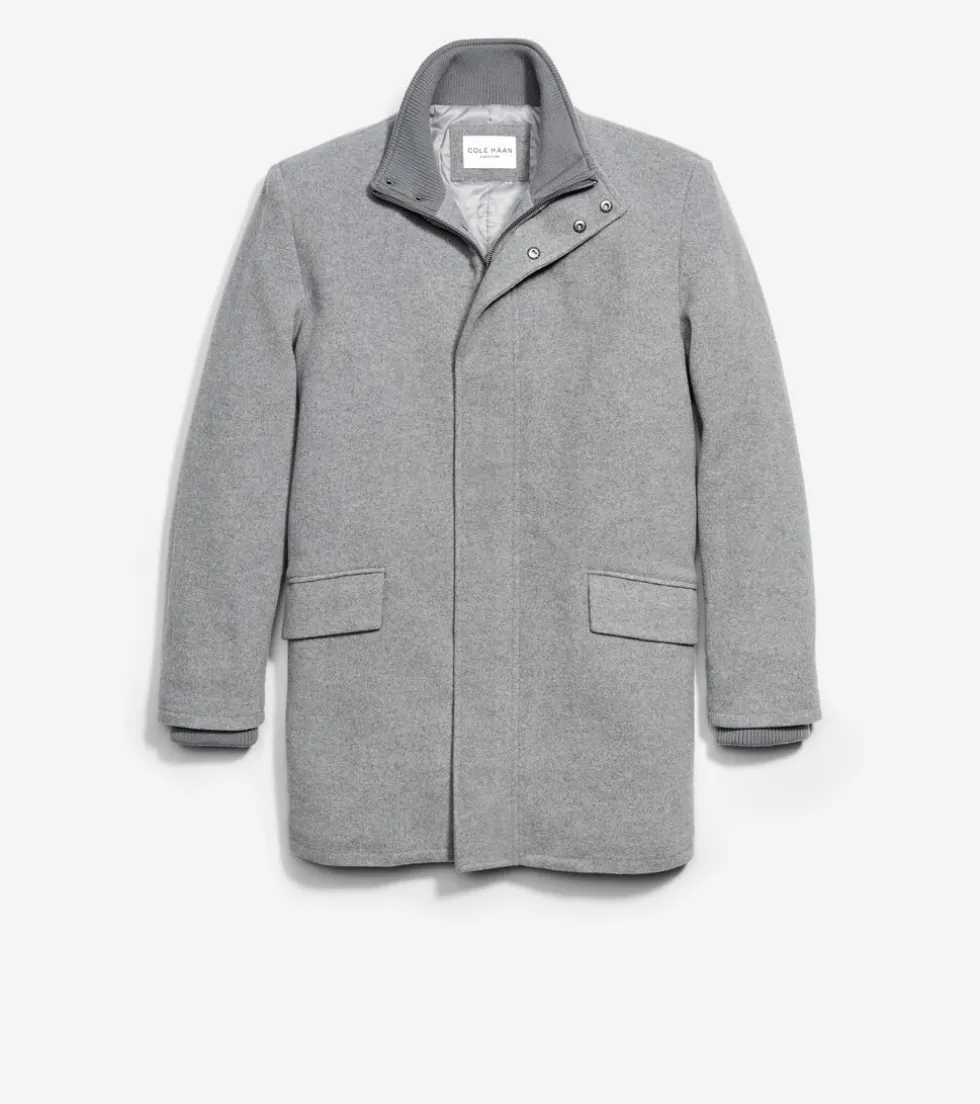 Cole Haan Wool Coats | Car Coats & Blazers*Men's Stand Collar Car Coat LightGrey