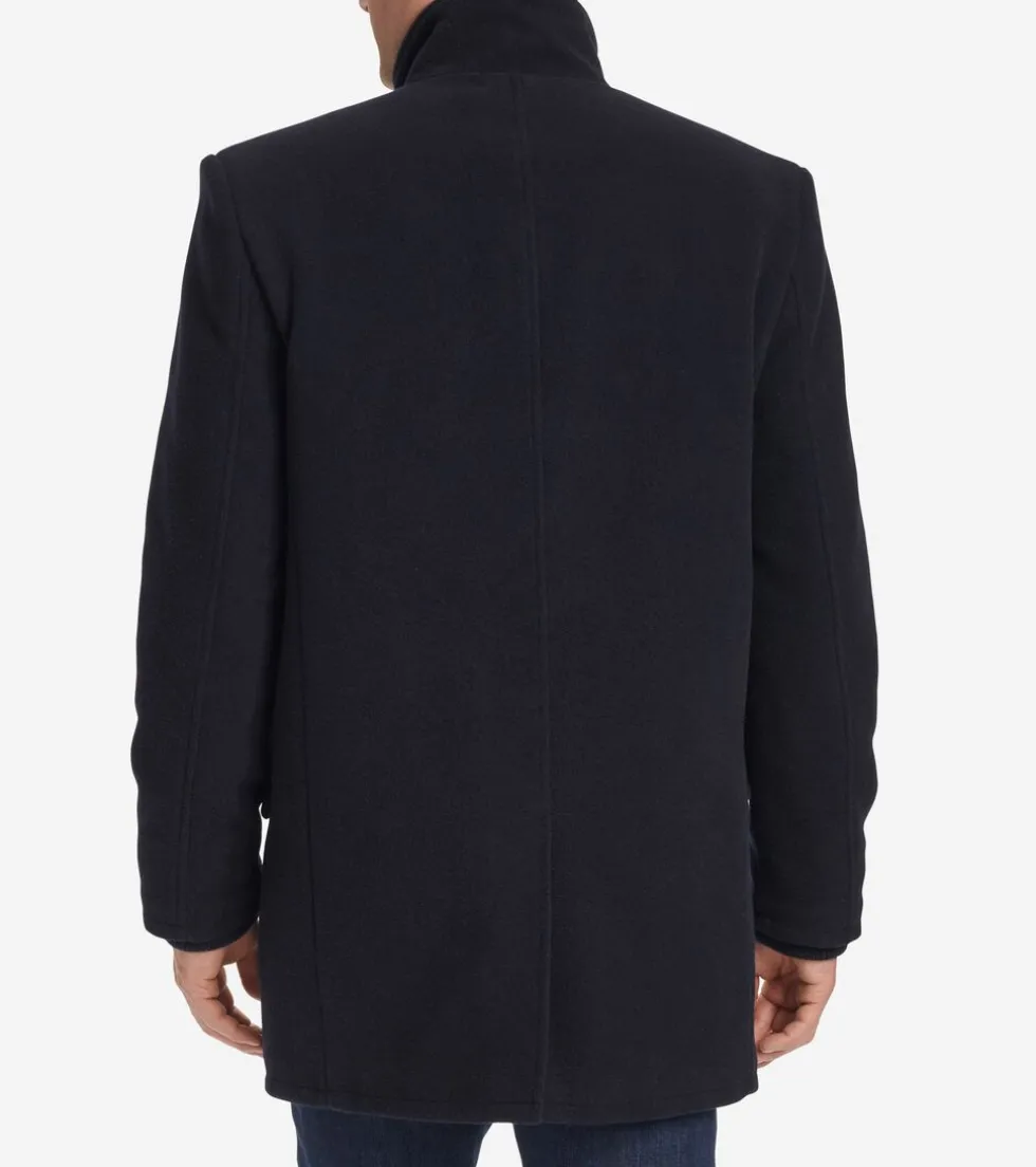 Cole Haan Wool Coats | Car Coats & Blazers*Men's Stand Collar Car Coat Navy