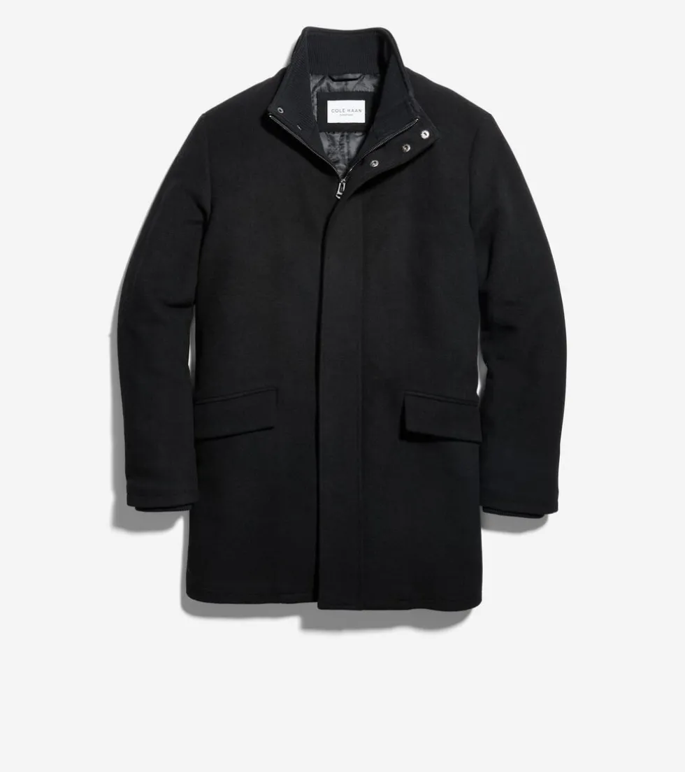 Cole Haan Wool Coats | Car Coats & Blazers*Men's Stretch Wool Coat Black