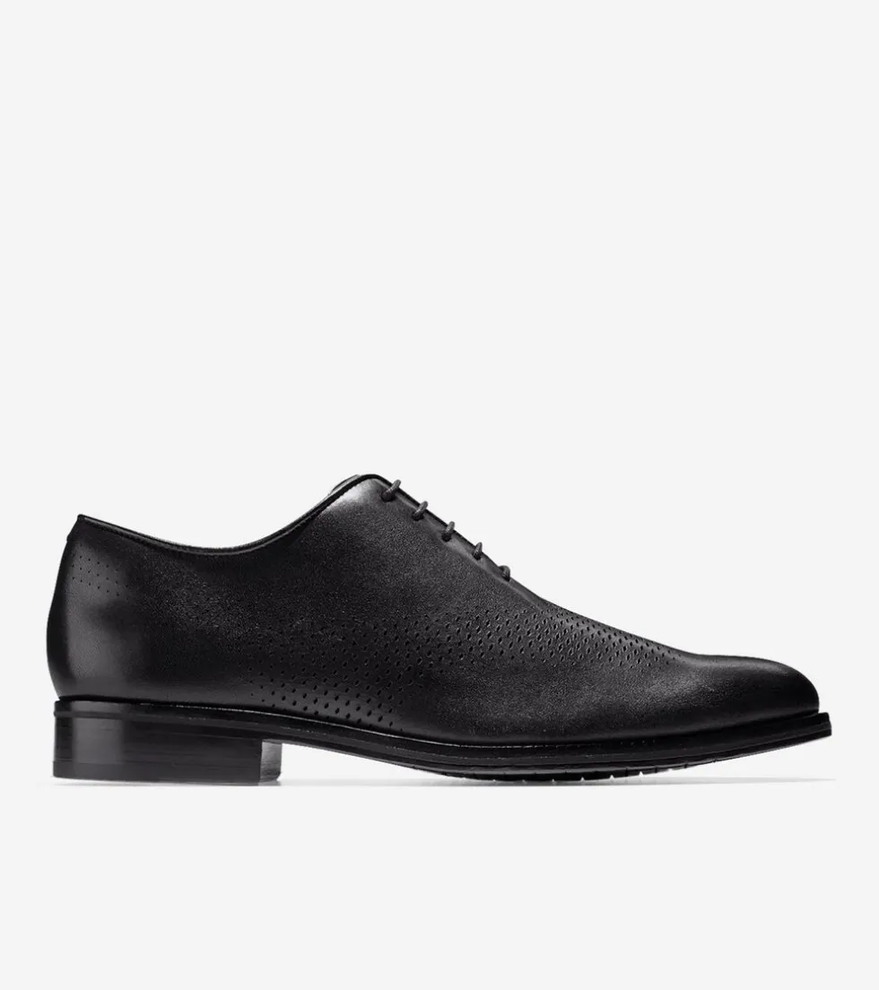 Cole Haan Extended Sizes & Widths | Dress Shoes*Men's Washington Grand Laser Wingtip Oxfords BlackLeather