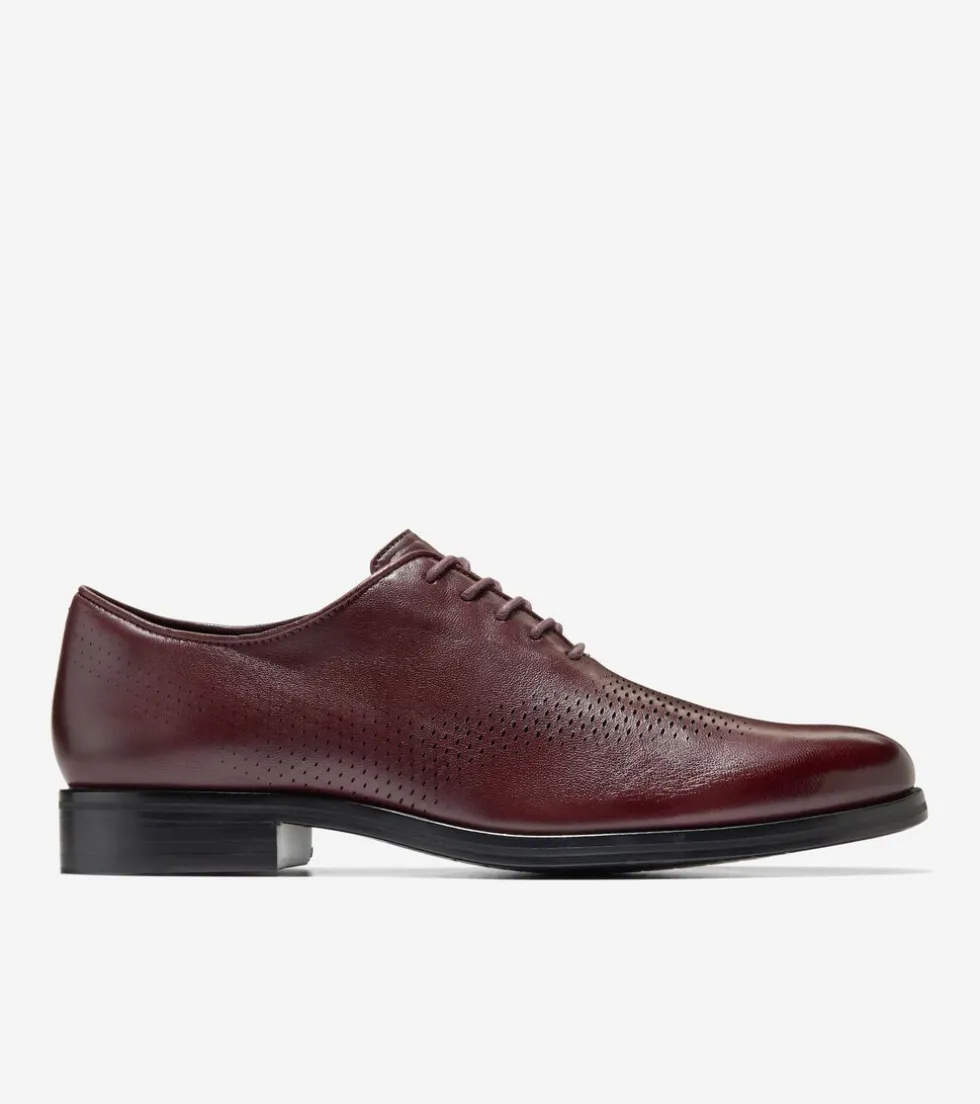 Cole Haan Dress Shoes | Oxfords*Men's Washington Grand Laser Wingtip Oxfords Bloodstone-Black