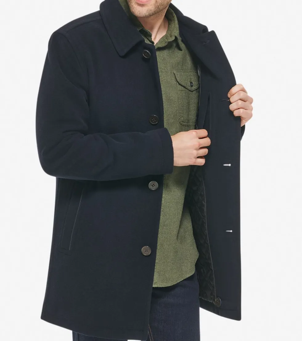 Cole Haan Wool Coats | Car Coats & Blazers*Men's Wool Car Coat Navy