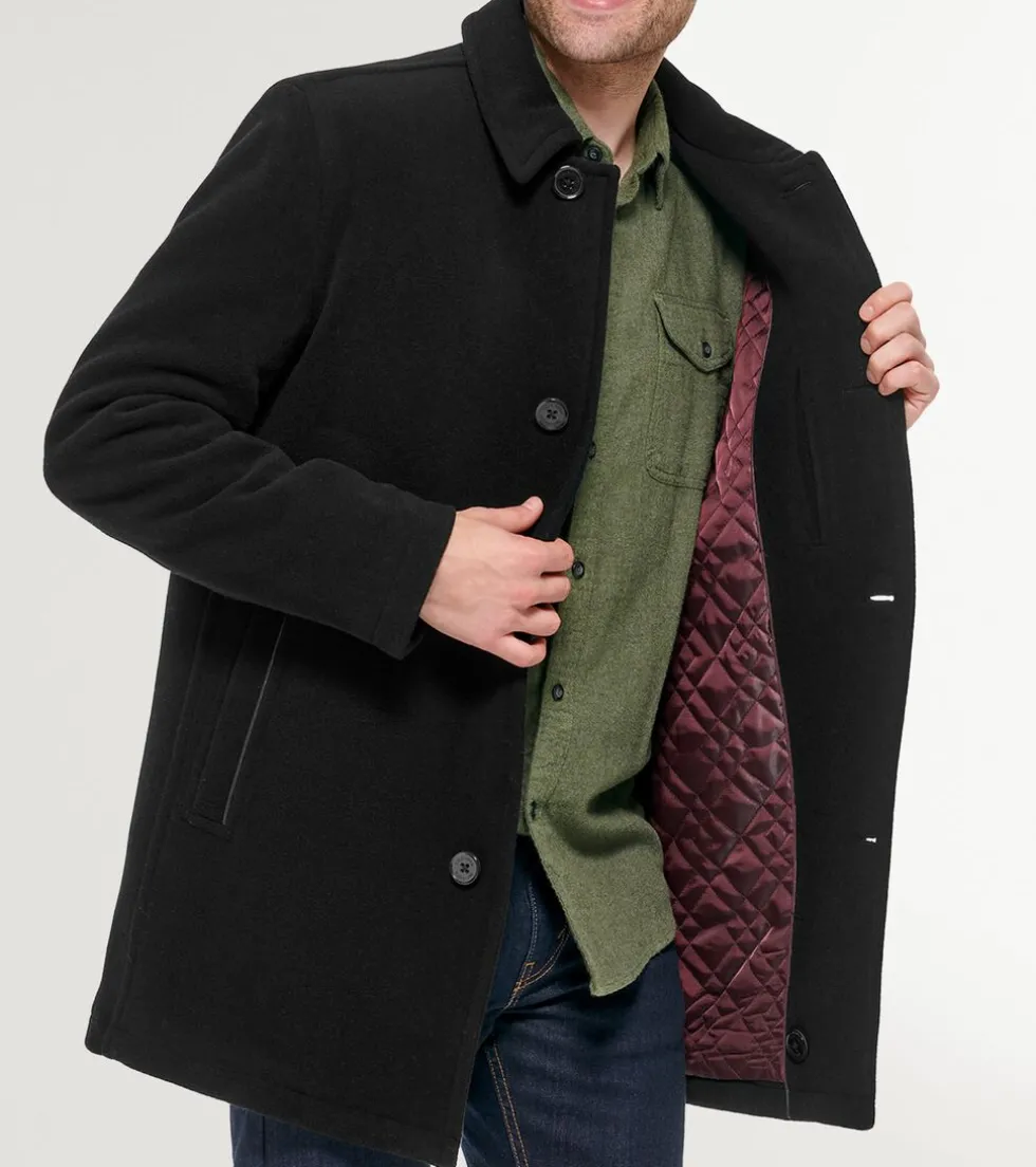 Cole Haan Wool Coats | Outerwear*Men's Wool Car Coat Black