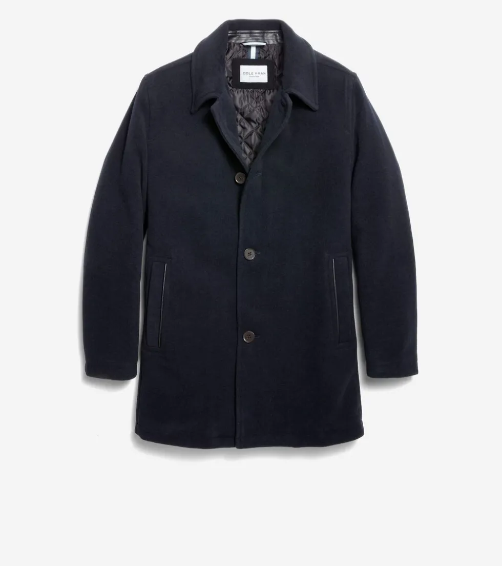 Cole Haan Wool Coats | Car Coats & Blazers*Men's Wool Car Coat Navy