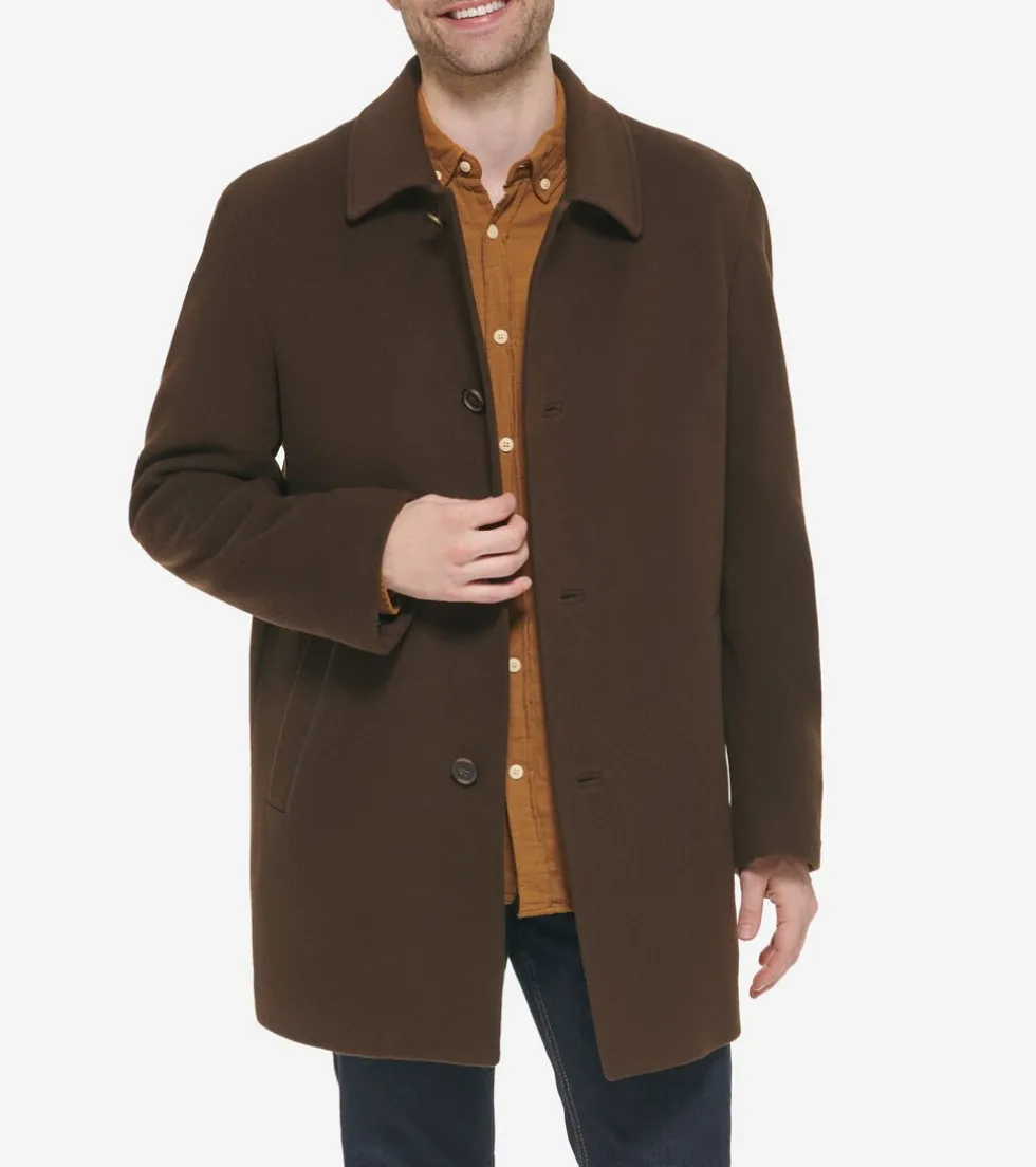 Cole Haan Wool Coats | Car Coats & Blazers*Men's Wool Cashmere Top Coat Espresso