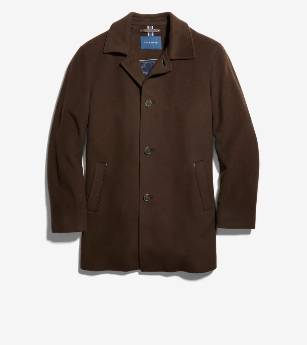 Cole Haan Wool Coats | Car Coats & Blazers*Men's Wool Cashmere Top Coat Espresso