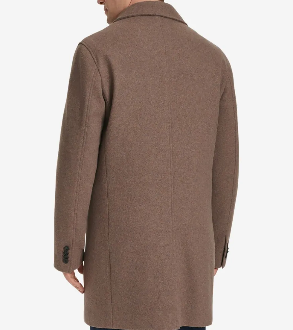 Cole Haan Wool Coats | Car Coats & Blazers*Men's Wool Top Coat Mushroom