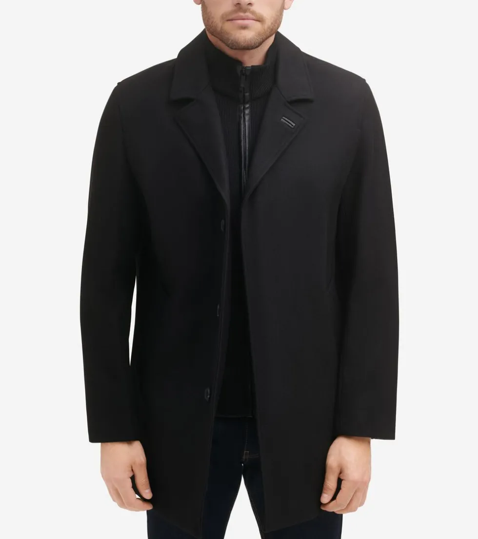 Cole Haan Wool Coats | Car Coats & Blazers*Men's Wool-Blend Car Coat Black