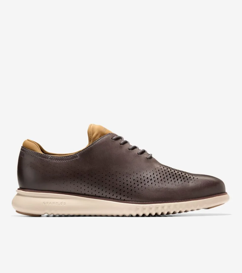 Cole Haan Extended Sizes & Widths | Dress Shoes*Men's 2.ZERØGRAND Laser Wingtip Oxfords Mulch-OxfordTan