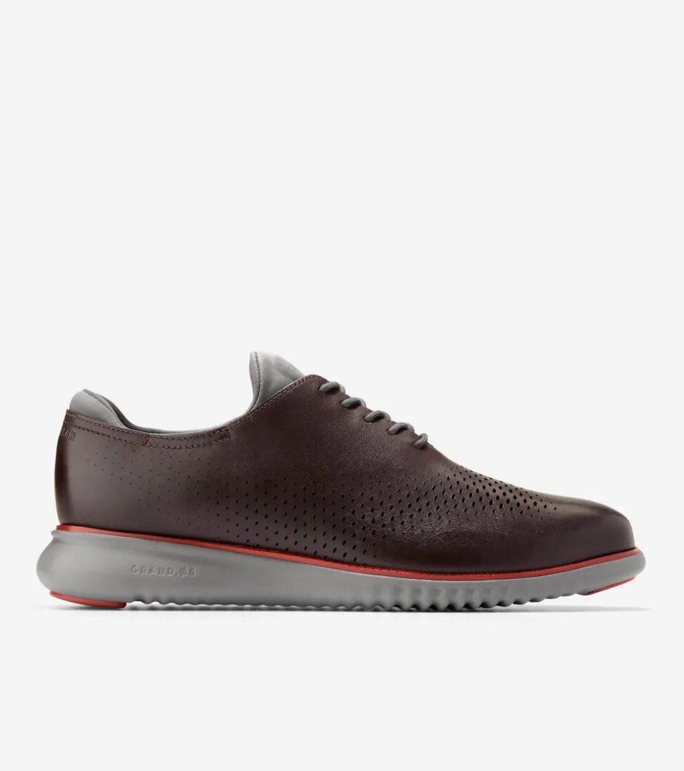 Cole Haan Extended Sizes & Widths | Dress Shoes*Men's 2.ZERØGRAND Laser Wingtip Oxfords DarkChocolate-DecemberSky