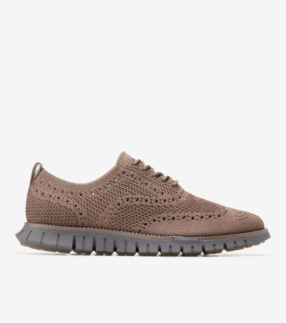 Cole Haan Extended Sizes & Widths | Oxfords*Men's ZERØGRAND Remastered Stitchlite™ Wingtip Oxfords Truffle-Lava-Pavement