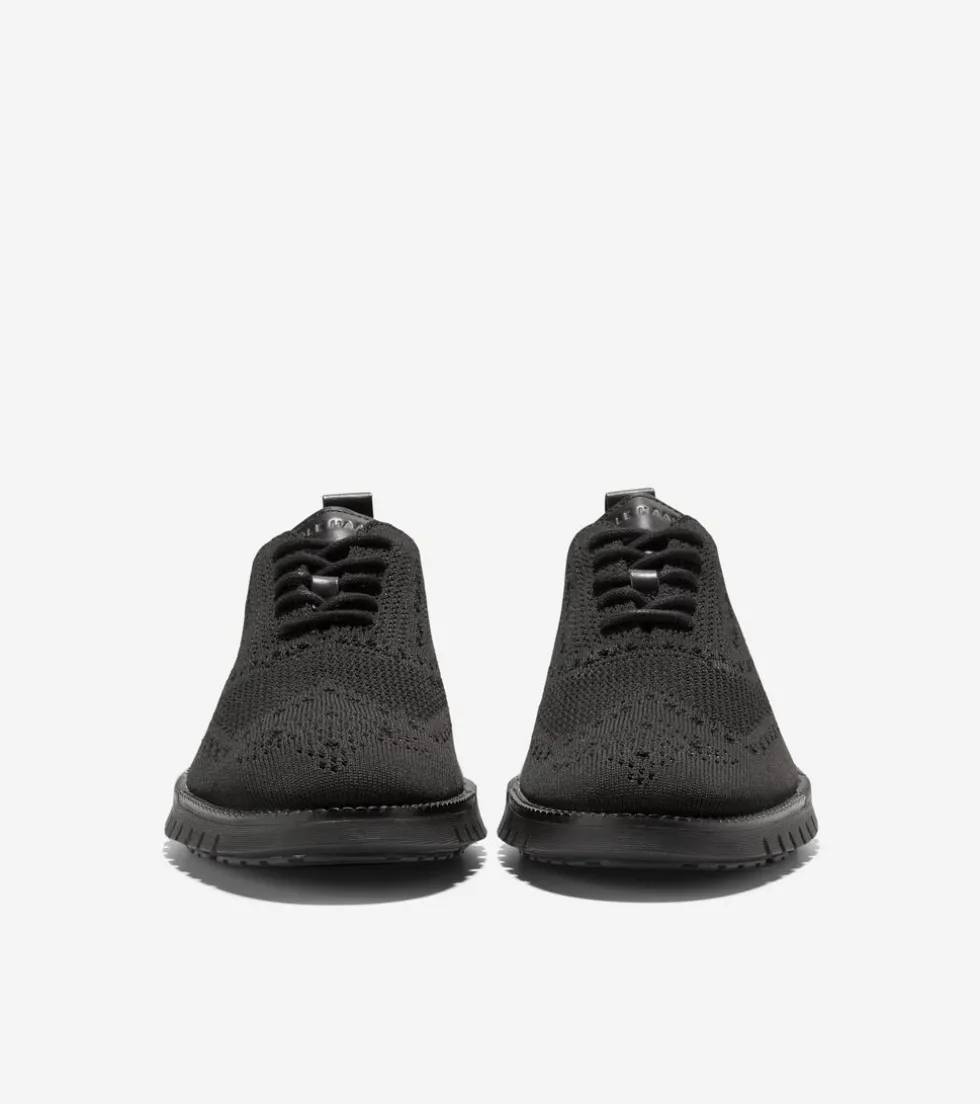 Cole Haan Extended Sizes & Widths | Dress Shoes*Men's ZERØGRAND Remastered Stitchlite™ Wingtip Oxfords BlackStitchlite™