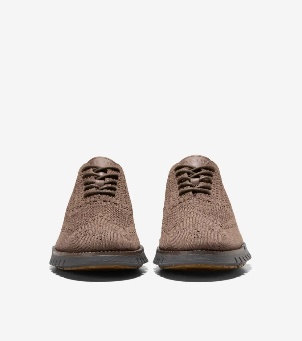 Cole Haan Extended Sizes & Widths | Oxfords*Men's ZERØGRAND Remastered Stitchlite™ Wingtip Oxfords Truffle-Lava-Pavement