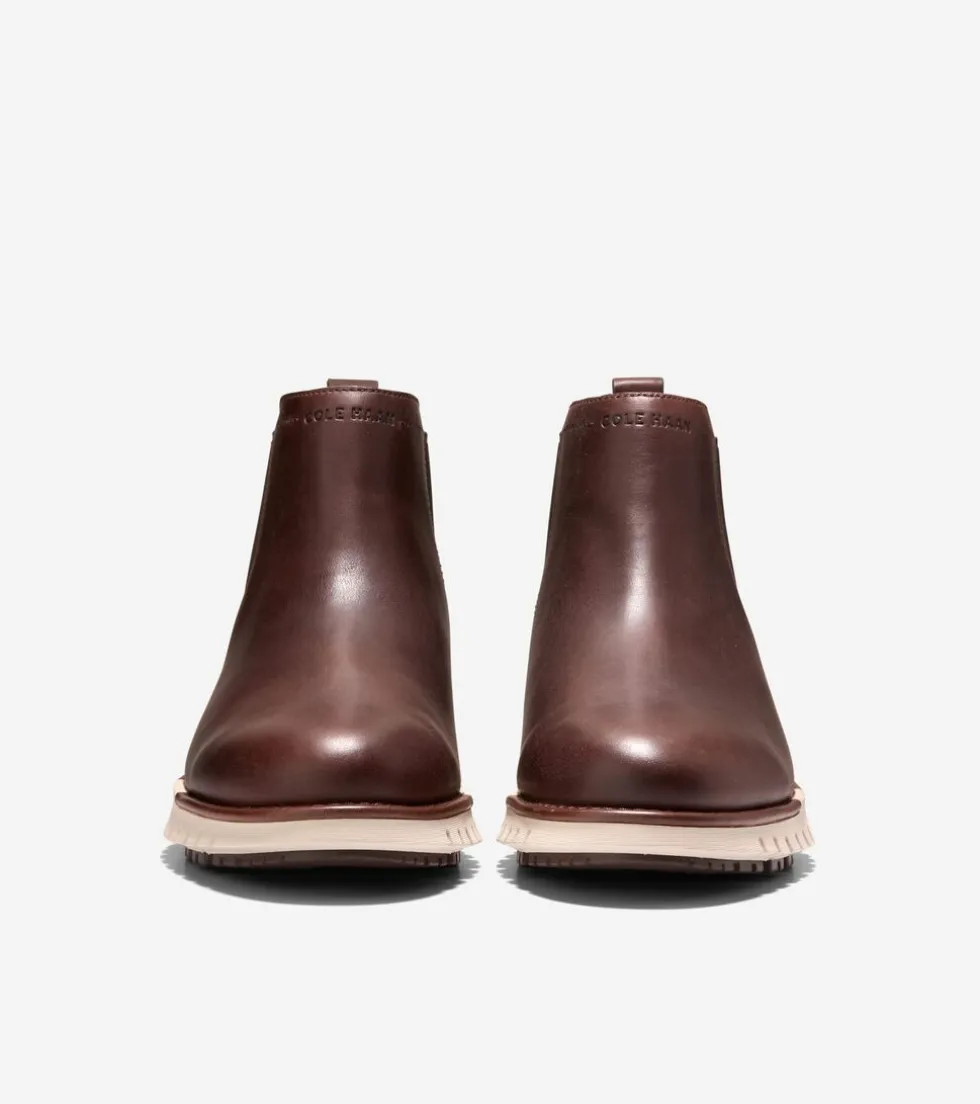 Cole Haan Extended Sizes & Widths | Boots*Men's ZERØGRAND Remastered Waterproof Chelsea Boots DarkCoffee-OxfordTan