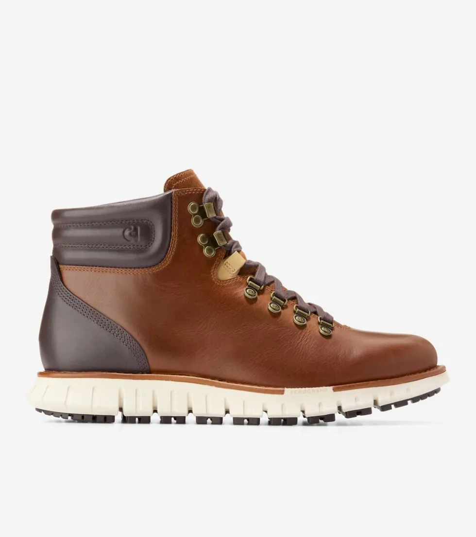 Cole Haan Extended Sizes & Widths | Boots*Men's ZERØGRAND Remastered Waterproof Hiking Boots Woodbury-Madeira-Birch