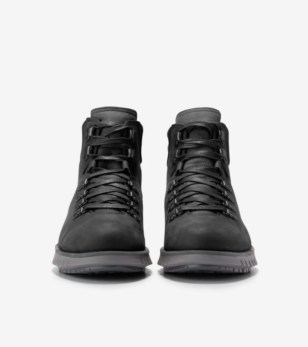 Cole Haan Extended Sizes & Widths | Boots*Men's ZERØGRAND Remastered Waterproof Hiking Boots Black-Pavement