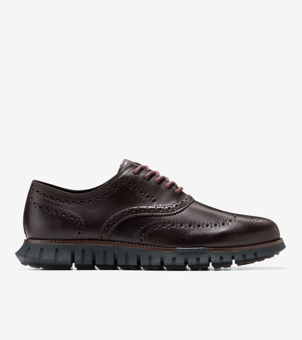 Cole Haan Extended Sizes & Widths | Dress Shoes*Men's ZERØGRAND Remastered Wingtip Oxfords Madeira-Black