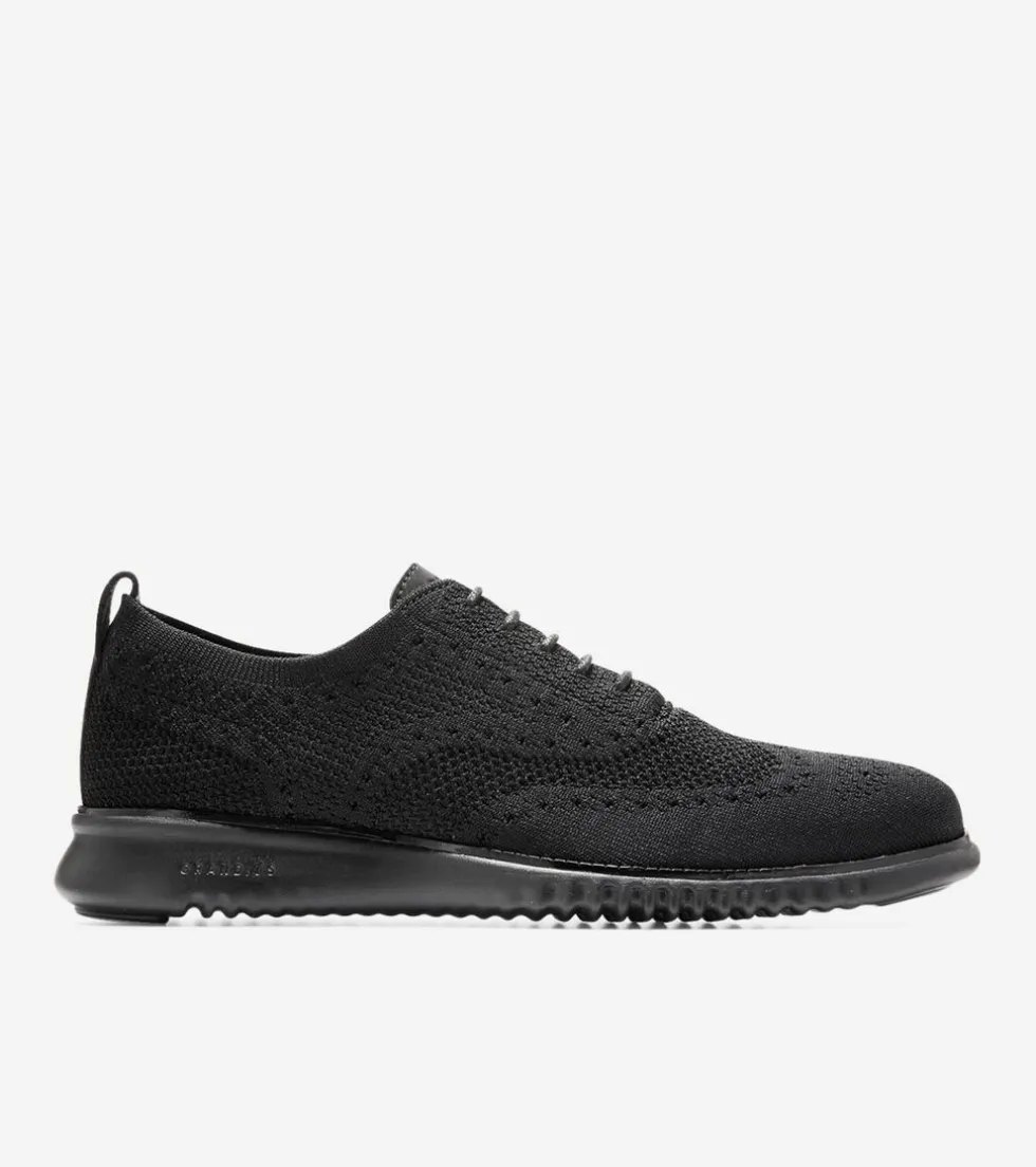 Cole Haan Extended Sizes & Widths | Oxfords*Men's 2.ZERØGRAND Stitchlite™ Wingtip Oxfords BlackStitchlite™