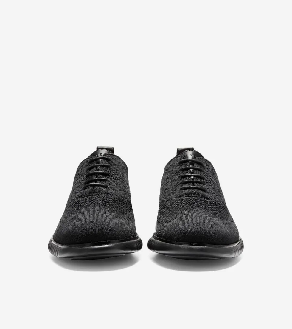 Cole Haan Extended Sizes & Widths | Oxfords*Men's 2.ZERØGRAND Stitchlite™ Wingtip Oxfords BlackStitchlite™