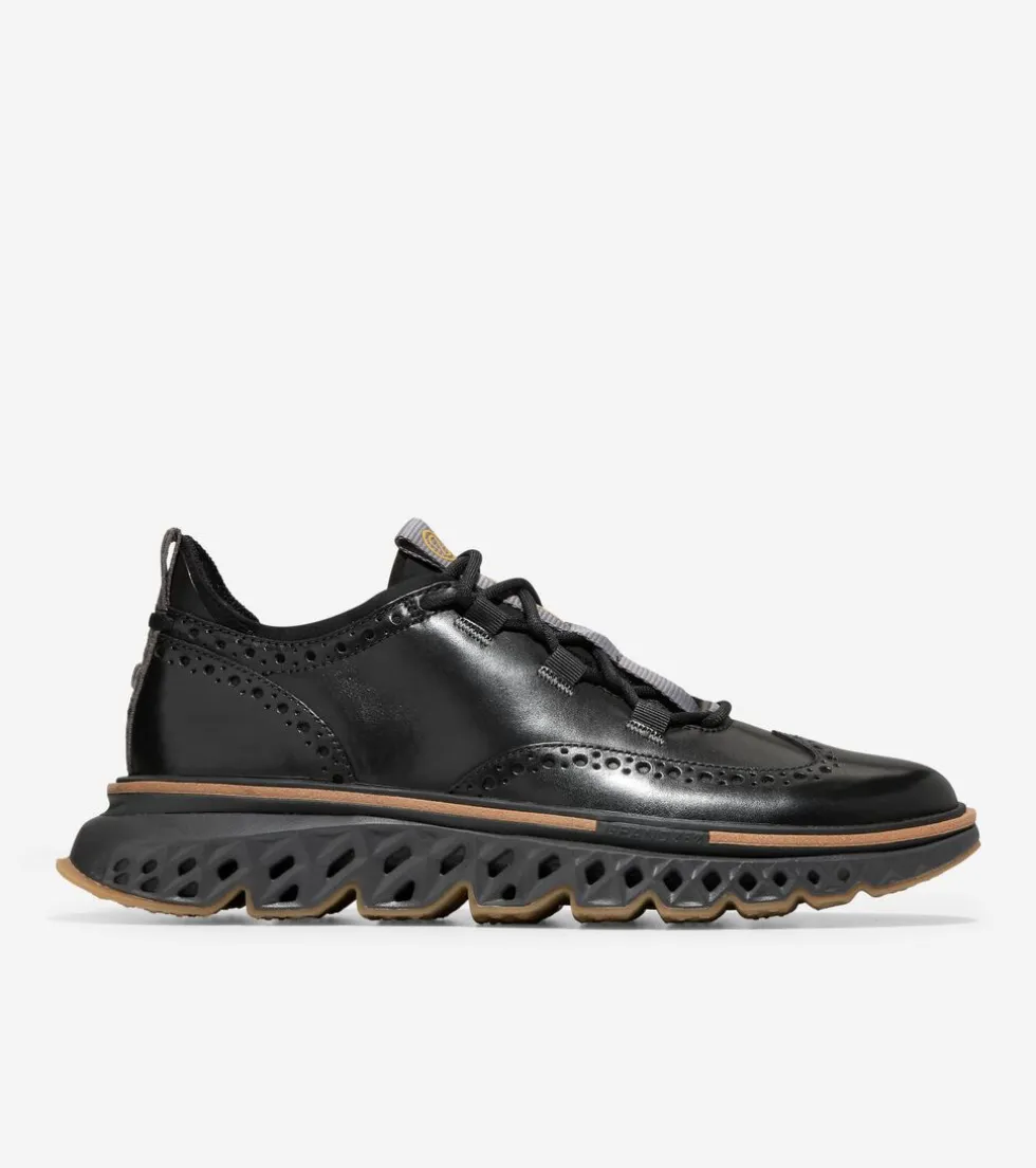 Cole Haan Extended Sizes & Widths | Dress Shoes*Men's 5.ZERØGRAND Wingtip Oxfords Black-Pavement-Stormcloud