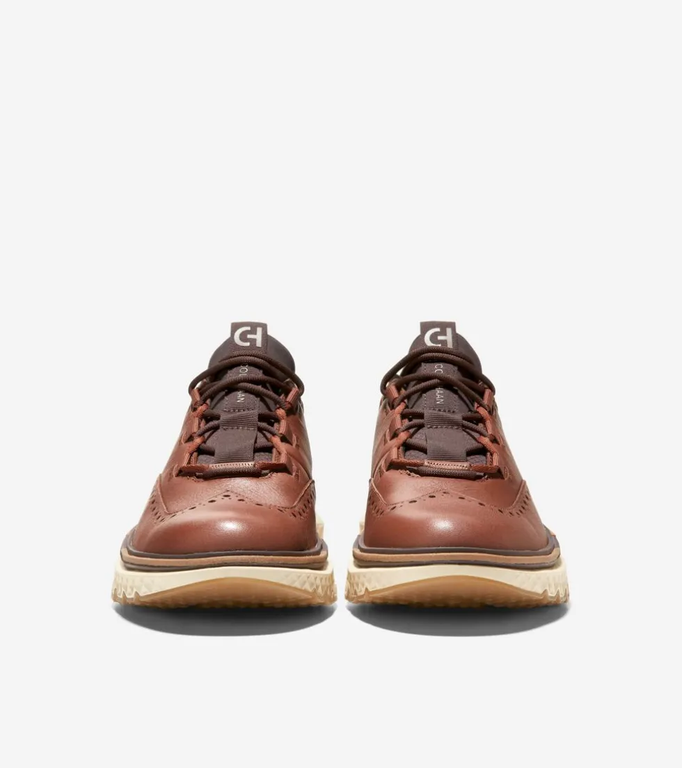 Cole Haan Dress Shoes | Oxfords*Men's 5.ZERØGRAND Wingtip Oxfords DarkSequoia-AlabasterGleam