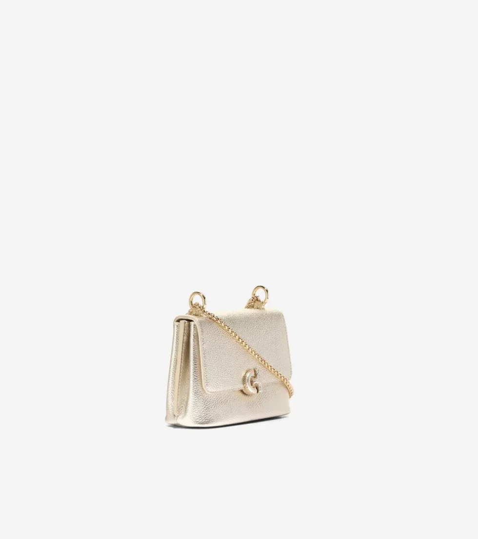 Cole Haan Crossbody Bags*Mini Convertible Chain Bag Gold