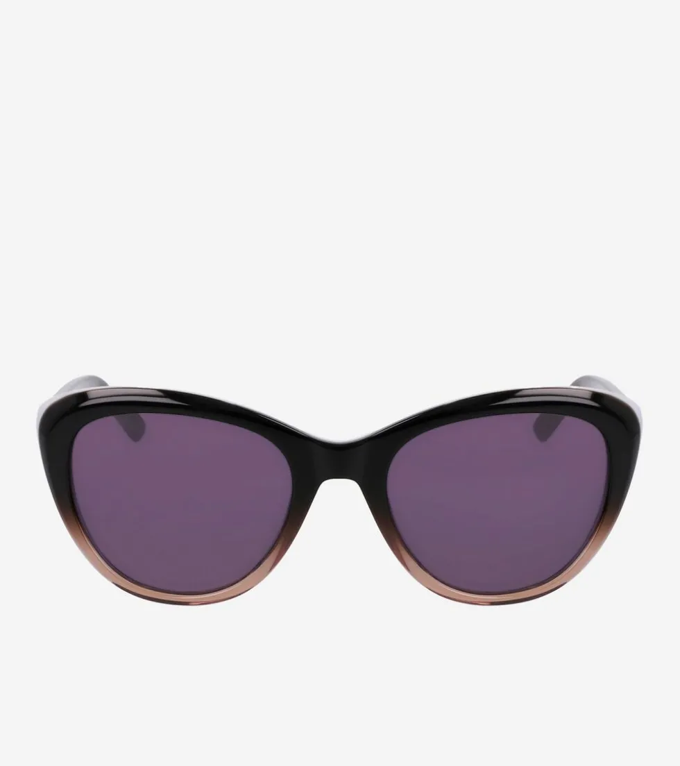 Cole Haan Sunglasses*Ombré Cat-Eye Sunglasses Black