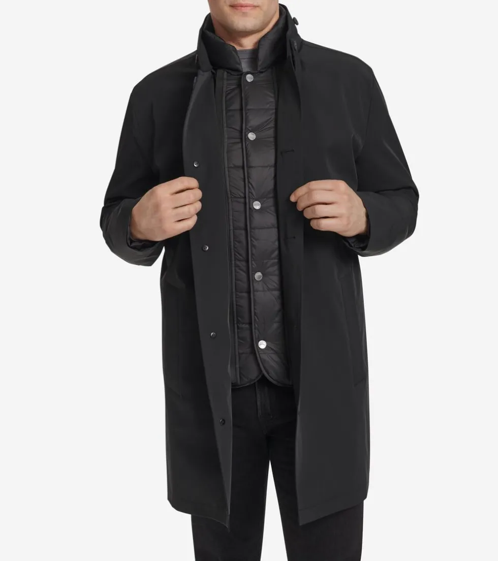 Cole Haan Rain Jackets | Car Coats & Blazers*Stretch 3 In 1 Top Coat Black