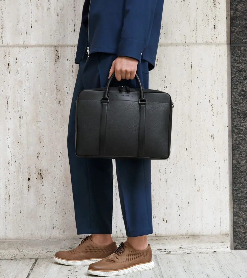 Cole Haan Backpacks & Briefcases*Triboro Briefcase Black