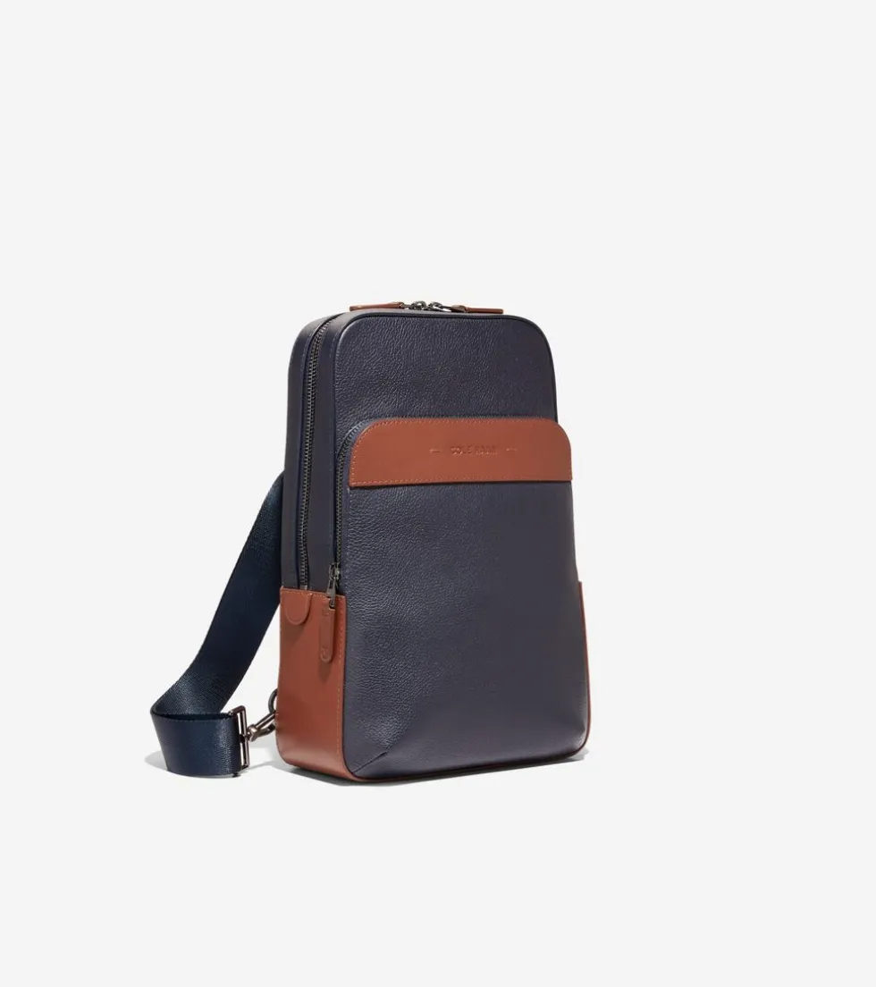 Cole Haan Messenger Bags & Sling Bags*Triboro Sling Bag NavyBlazerBlue-BritishTan