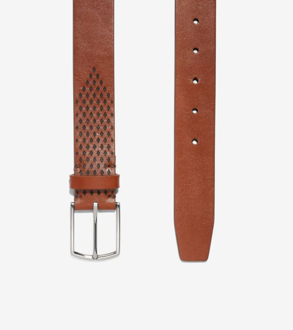 Cole Haan Belts*Washington Perforated 35mm Belt BritishTan