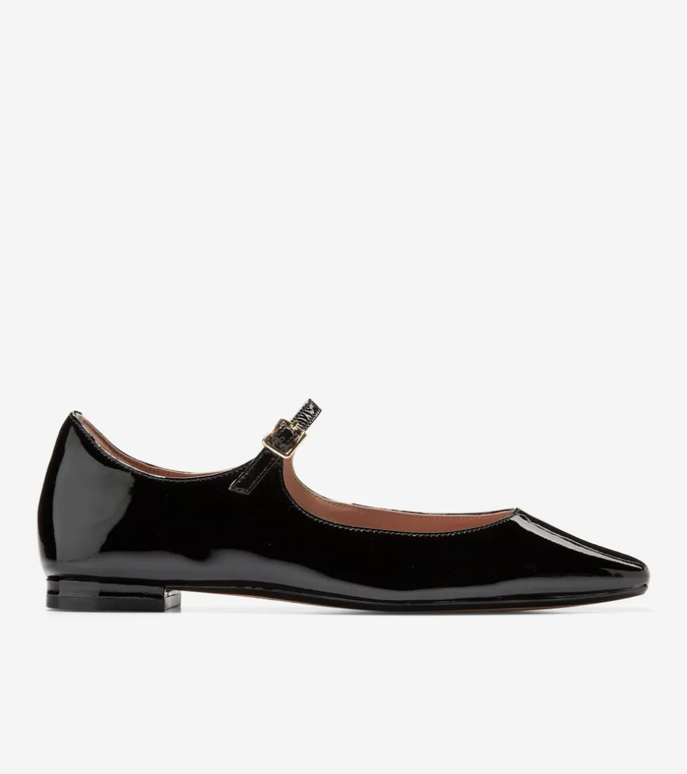 Cole Haan Dress Shoes | Flats & Ballets*Women's Bridge Mary Jane Ballet Flats BlackPatent