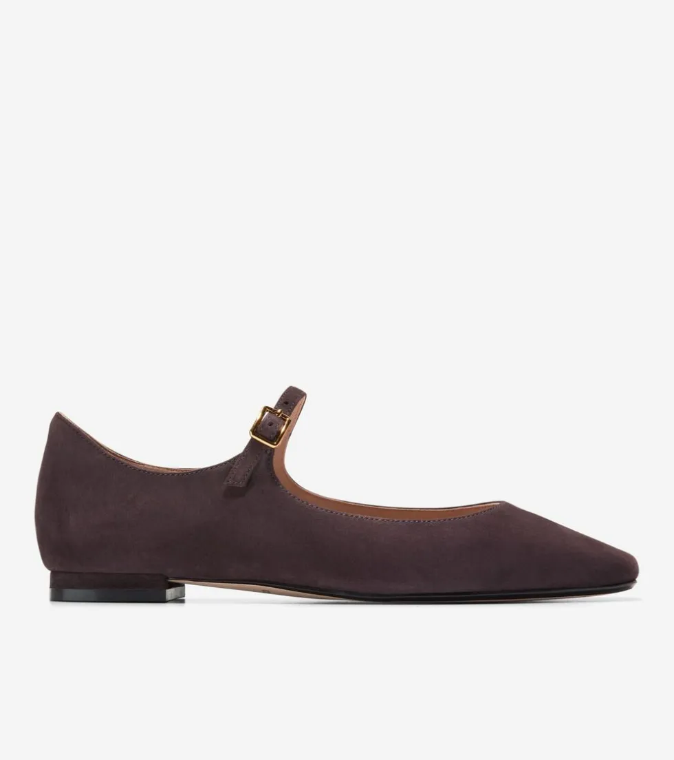 Cole Haan Dress Shoes | Flats & Ballets*Women's Bridge Mary Jane Ballet Flats Chocolate