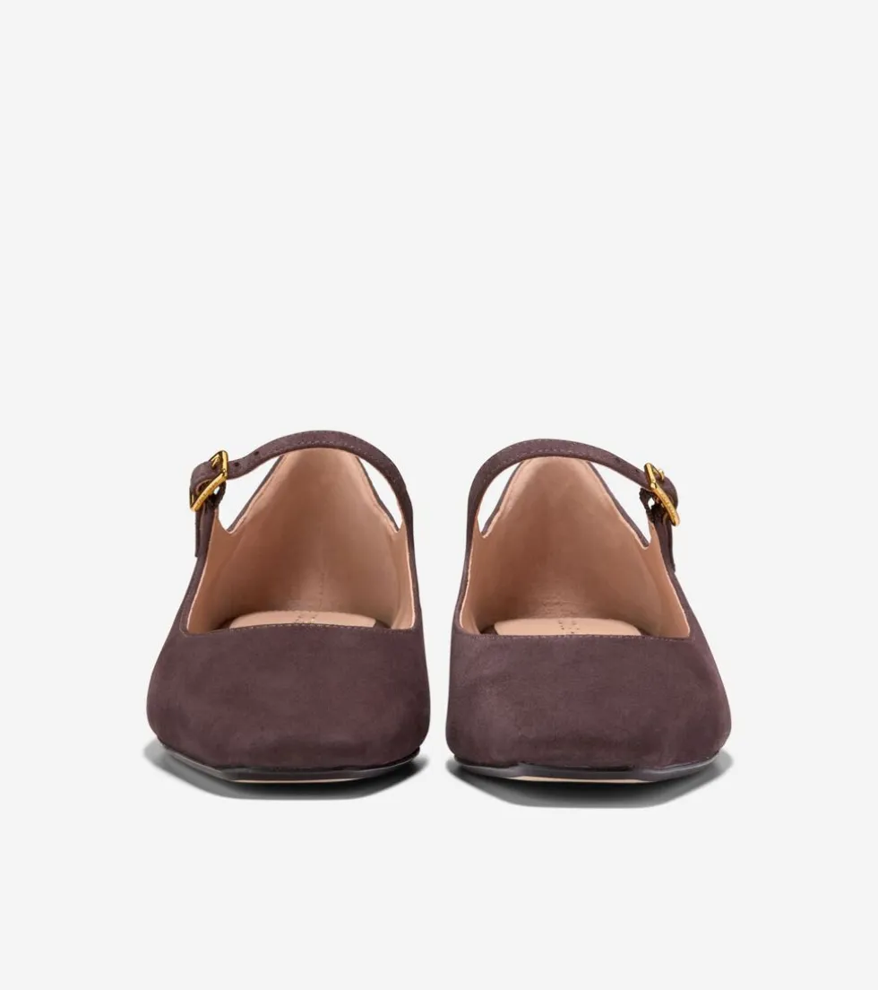 Cole Haan Dress Shoes | Flats & Ballets*Women's Bridge Mary Jane Ballet Flats Chocolate