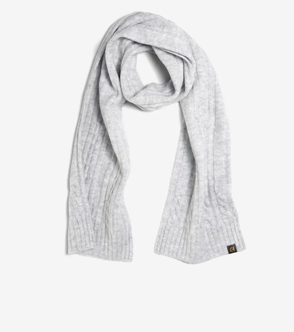 Cole Haan Hats, Gloves, & Scarves | Hats, Gloves, & Scarves*Women's Cable Knit Scarf SoftGrey