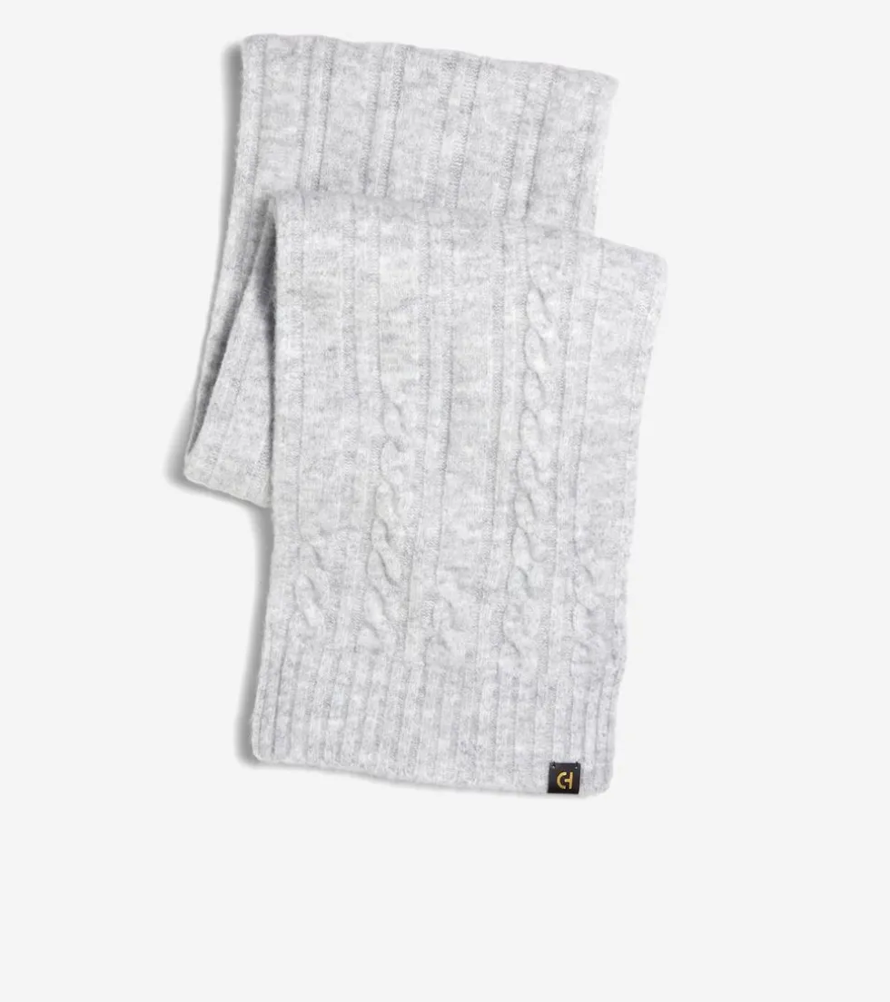 Cole Haan Hats, Gloves, & Scarves | Hats, Gloves, & Scarves*Women's Cable Knit Scarf SoftGrey