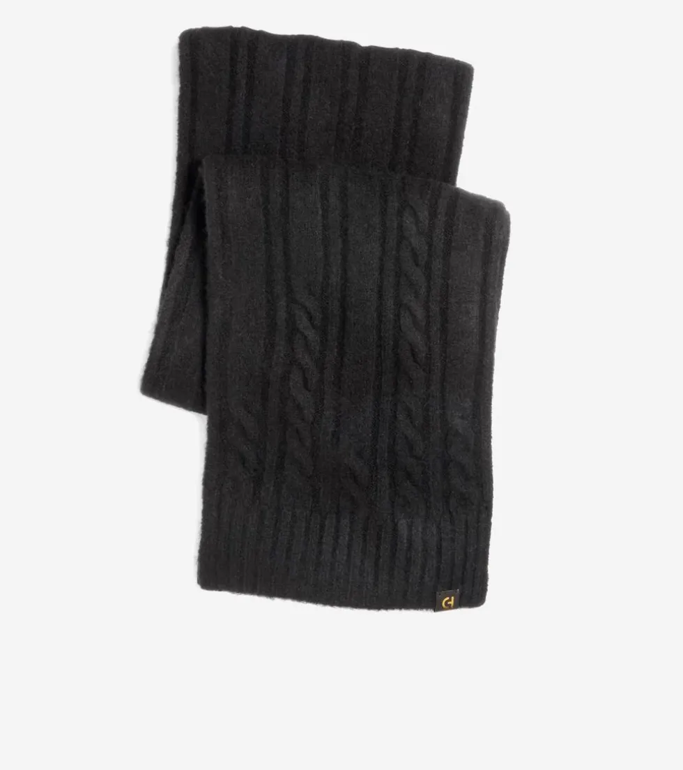 Cole Haan Hats, Gloves, & Scarves | Hats, Gloves, & Scarves*Women's Cable Knit Scarf Caviar