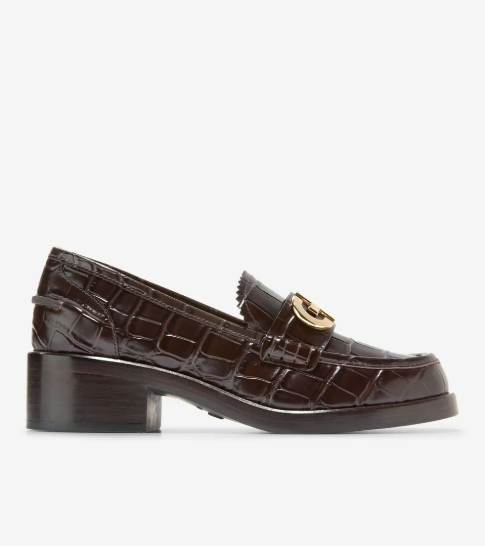 Cole Haan Dress Shoes | Loafers & Drivers*Women's Charlsie Loafers ChocolateCroc