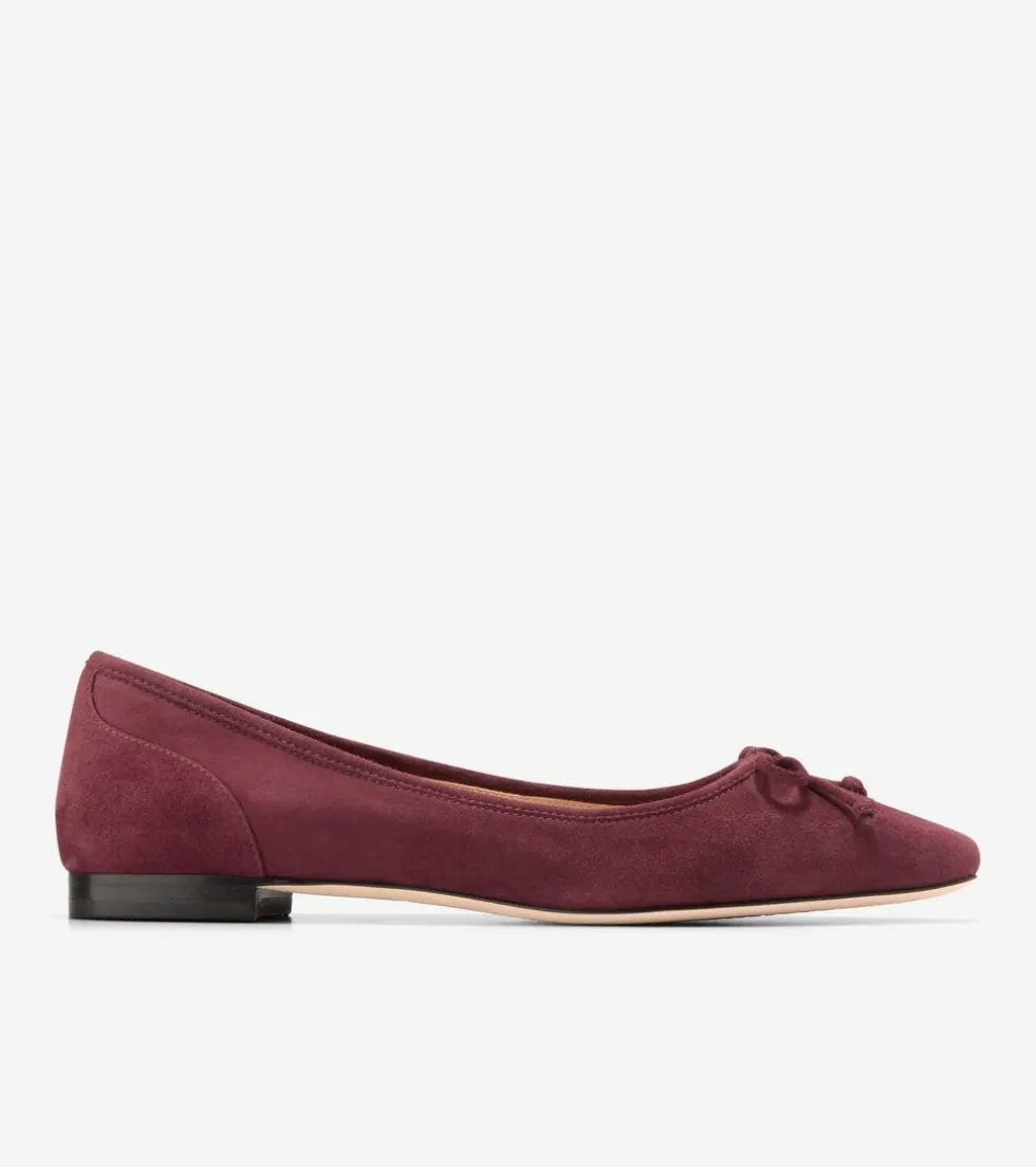 Cole Haan Dress Shoes | Flats & Ballets*Women's Chlea Ballet Flats Bloodstone