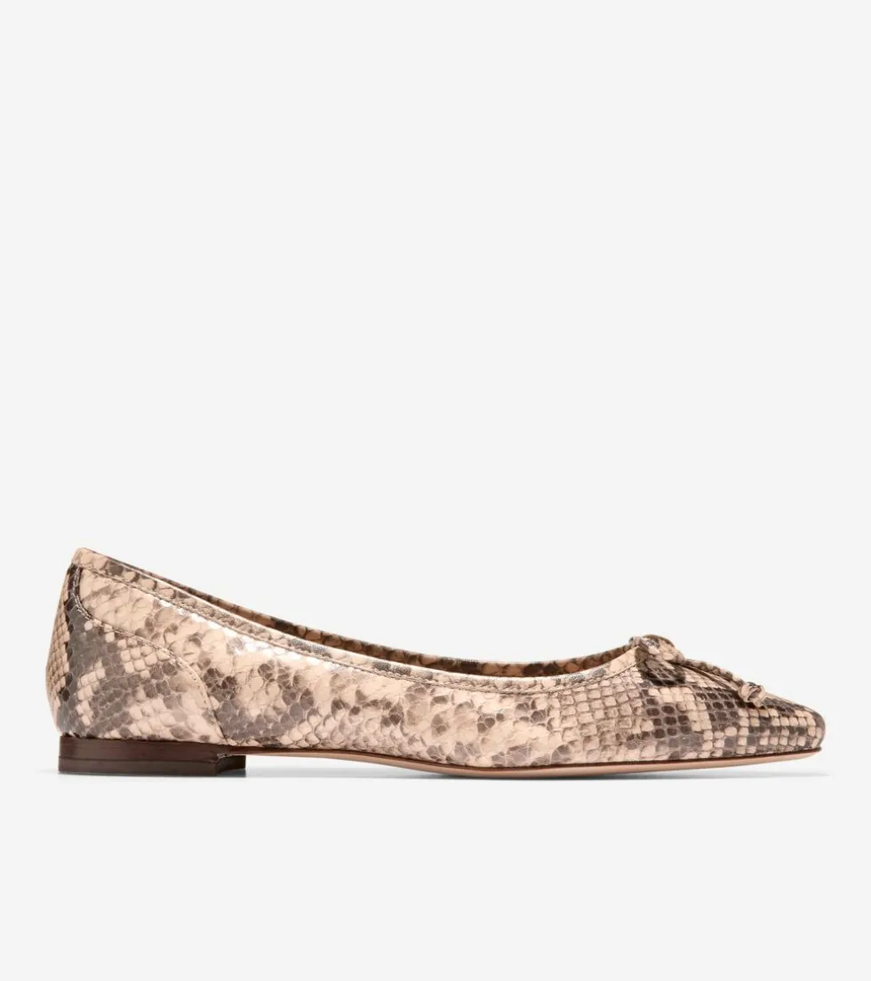 Cole Haan Dress Shoes | Flats & Ballets*Women's Chlea Ballet Flats SnakePrint